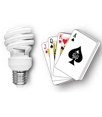 CFL Light Playing Cards