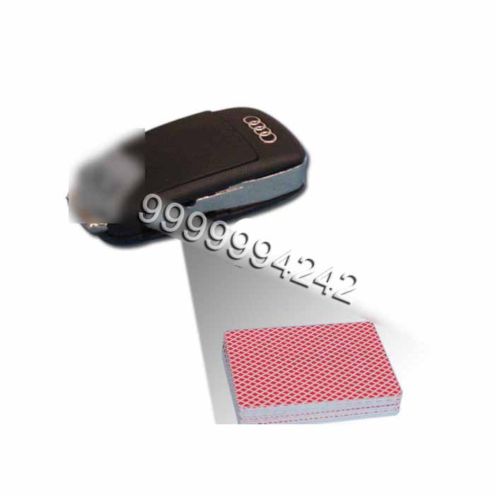 Audi Car Key Camera Poker Card Reader To Scan Bar Code Sides Cheating Playing Cards