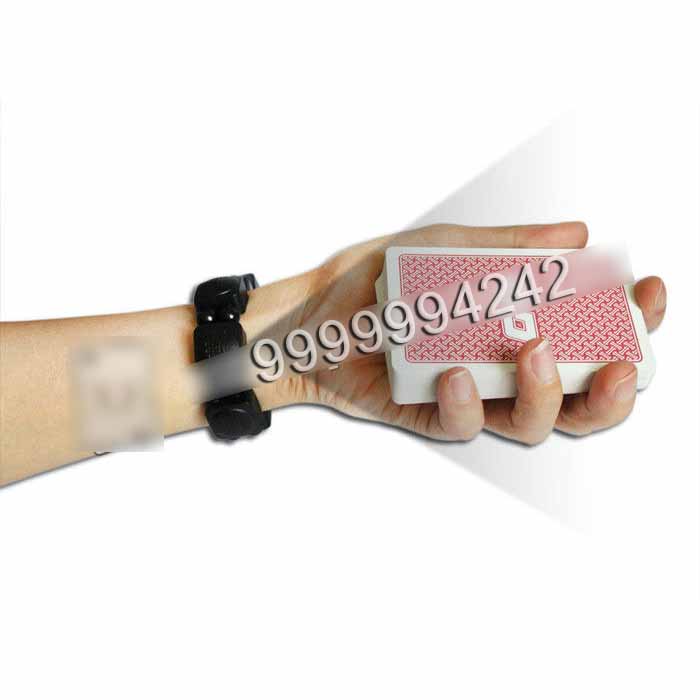 Gambling Bracelet Camera Poker Scanner To Read Invisible Bar Codes Cards